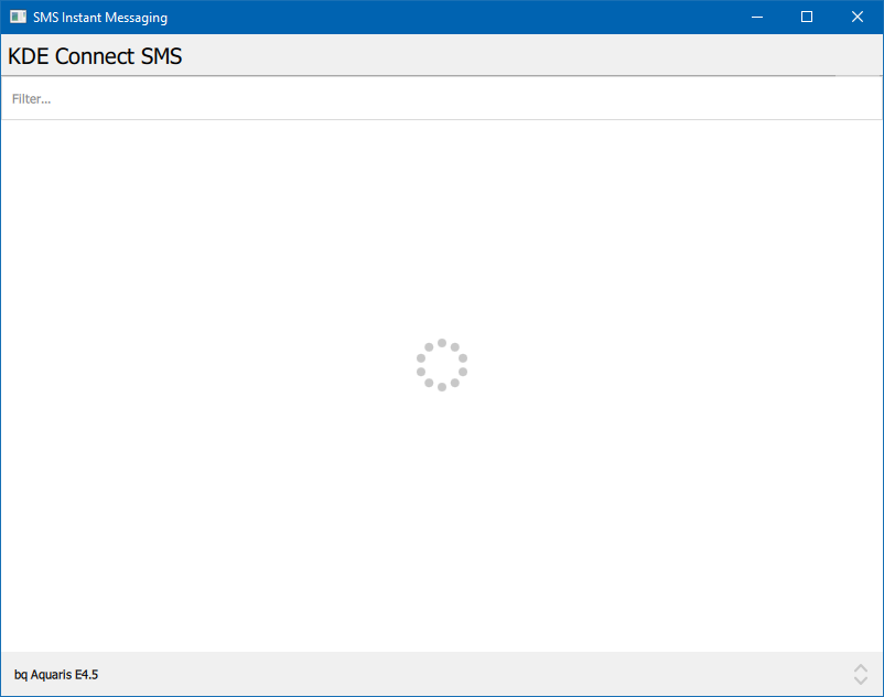 SMS viewing didn't work
