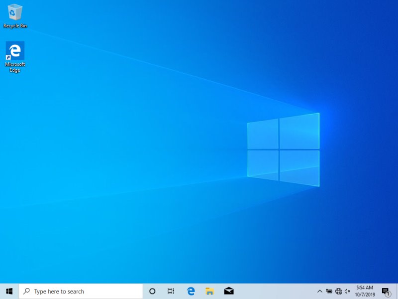 Windows 10 installed