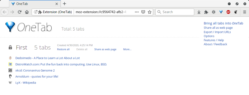 Group locked and named