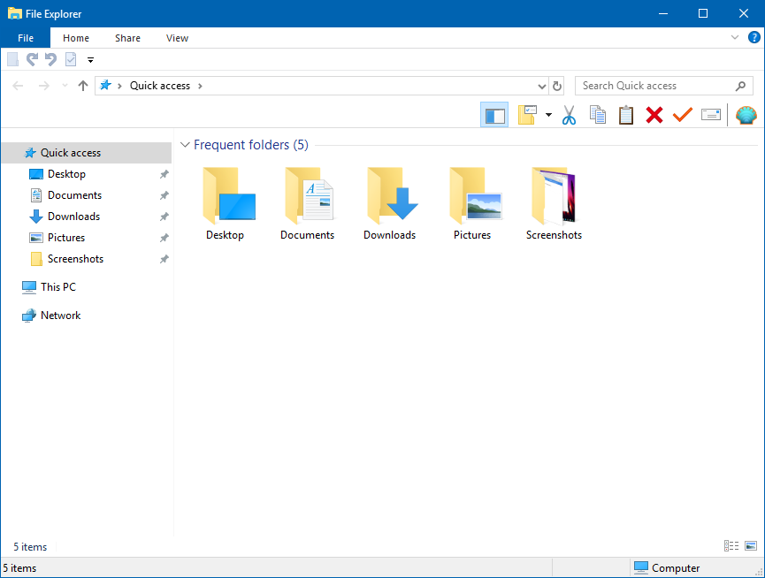Explorer integration