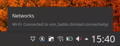 Limited connectivity