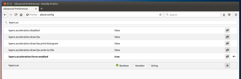 Firefox, turn layers on