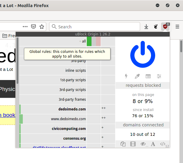 Global and local rules