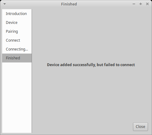 Wizard breaks pairing