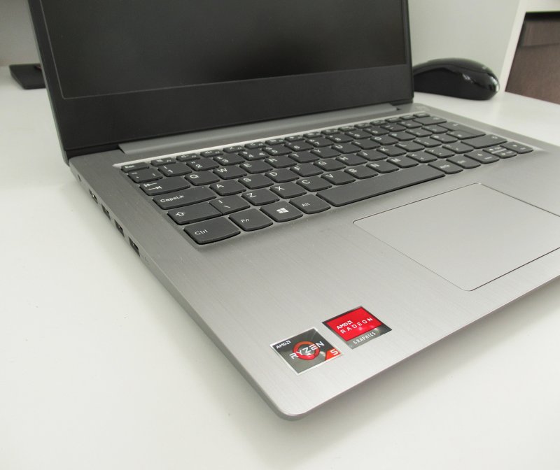 Side view, AMD Ryzen logo