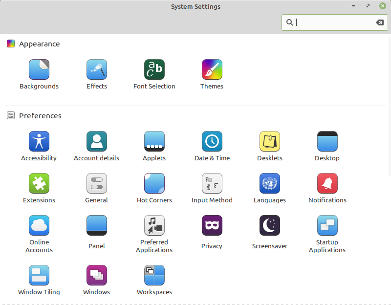 Settings, reasonable contrast
