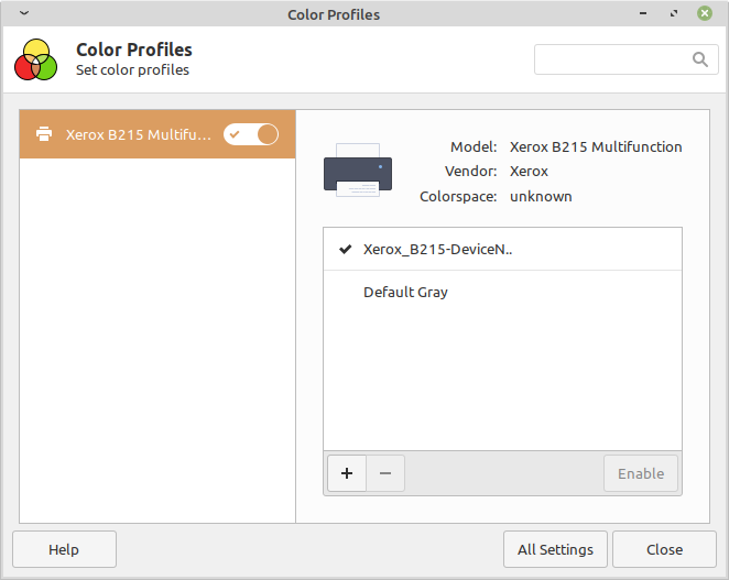 Color profiles