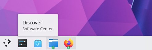 Icons-only task manager