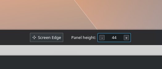 Panel height