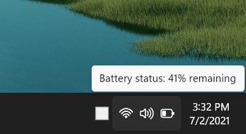 No time for battery