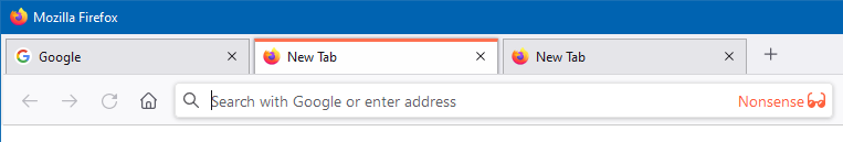Different accent color method for container tabs
