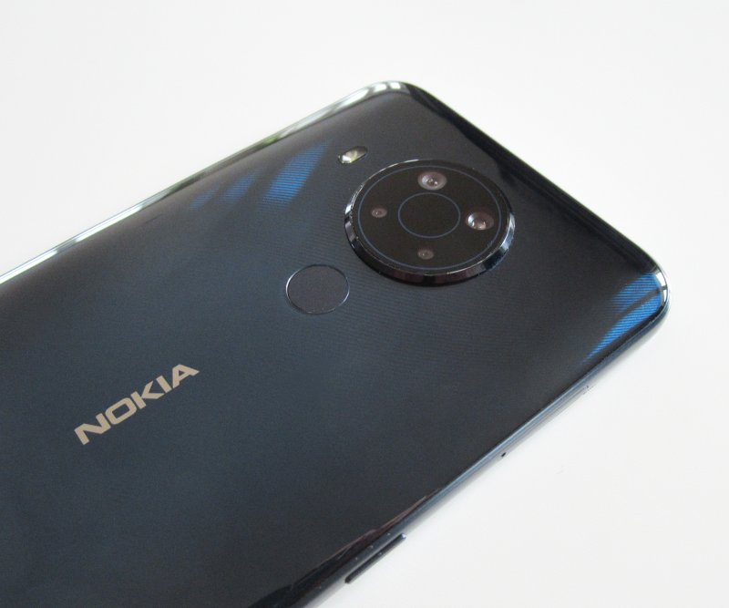 Back side, blue cover tint