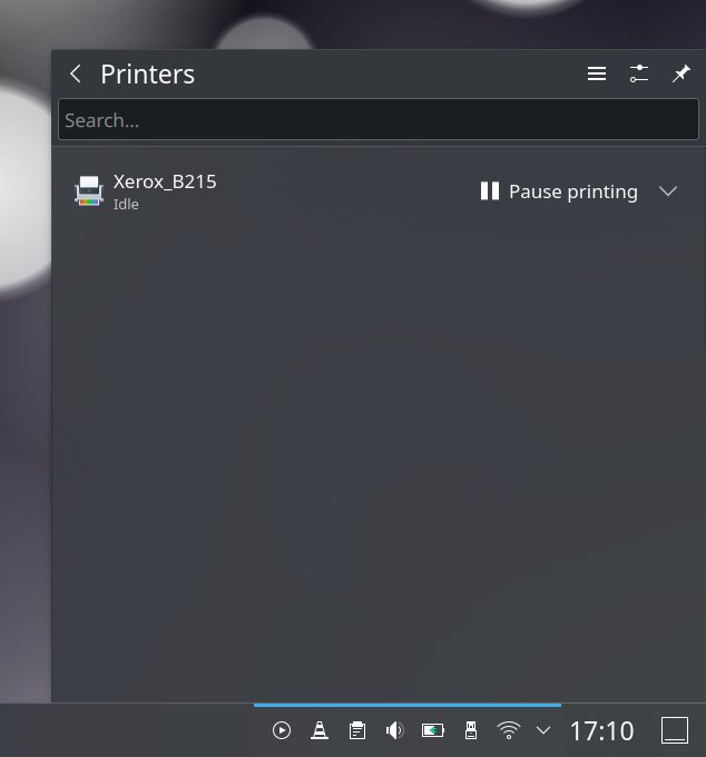 Printer auto-detected