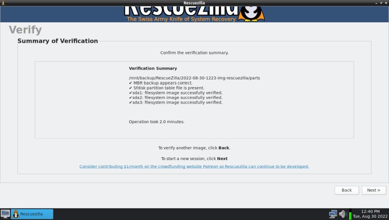 Verification complete