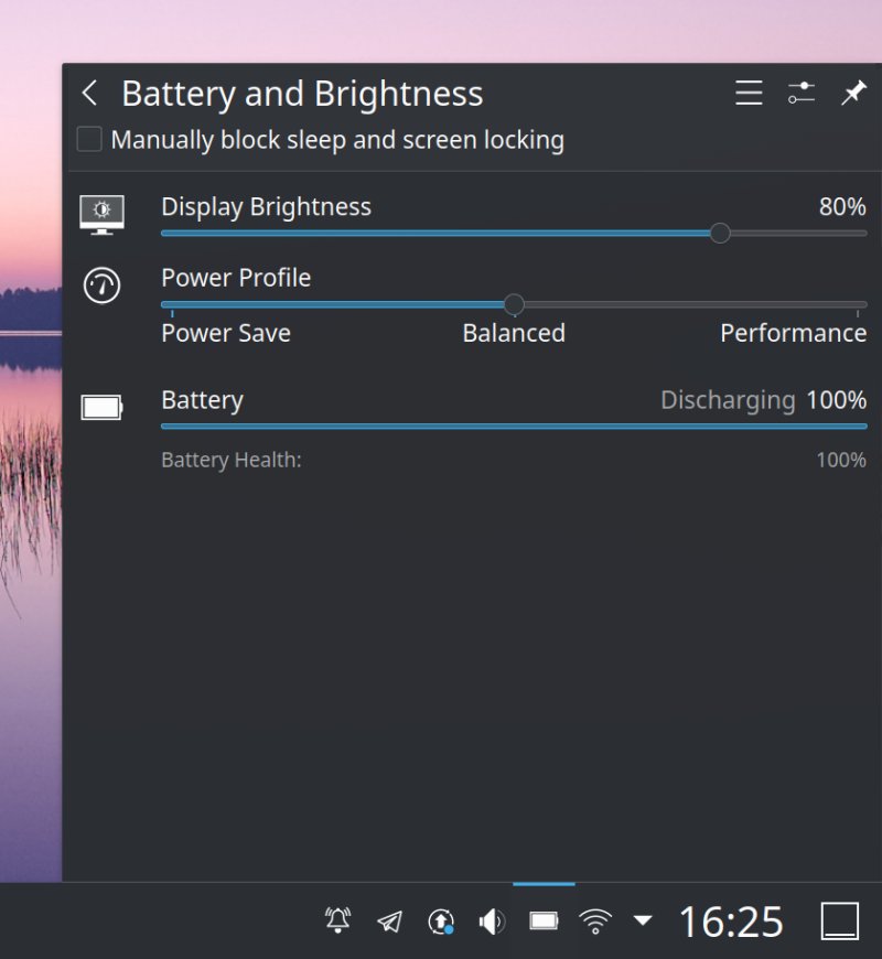 Power profile options