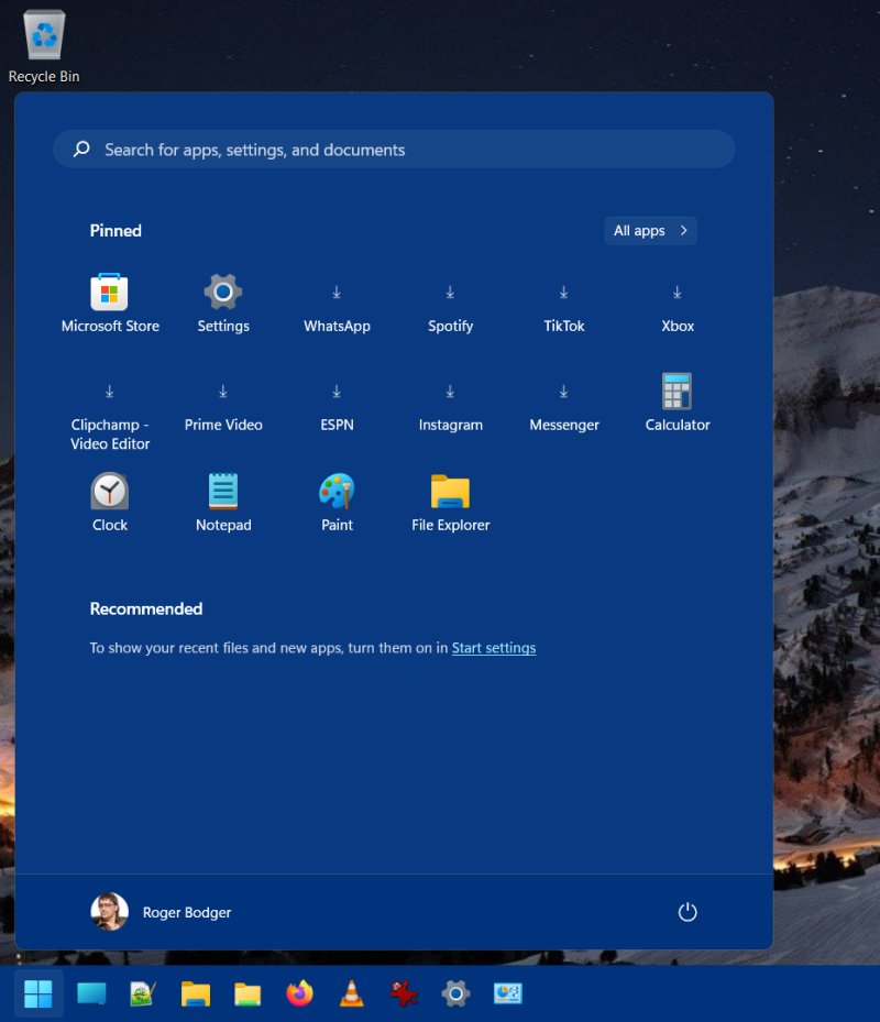 Pinned apps nonsense