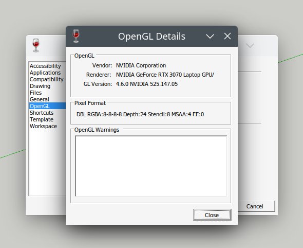 Nvidia card correctly identified