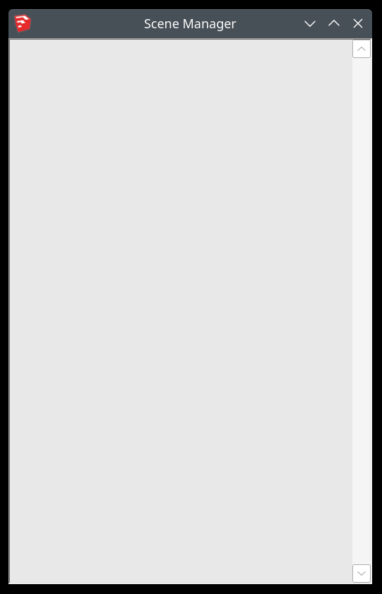 Scene Manager, blank