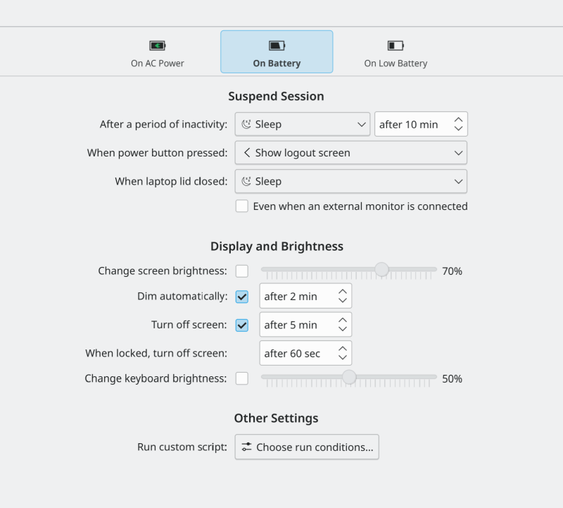 Redesigned Settings