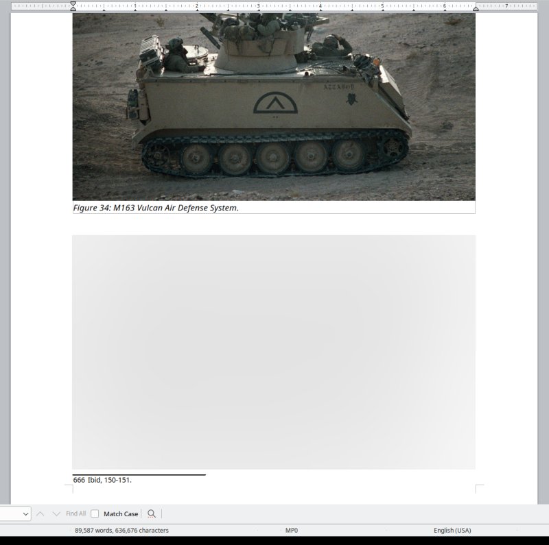 Working in LibreOffice Writer