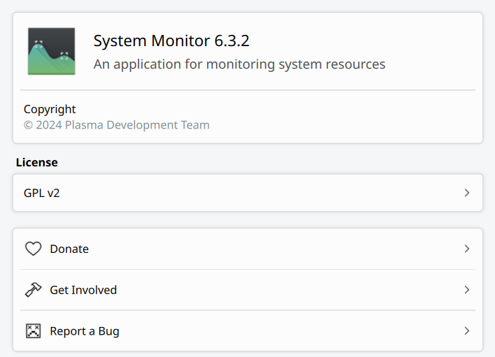 System monitor updated