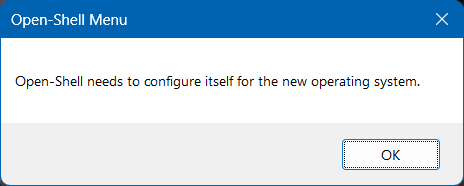 Open-Shell configuration