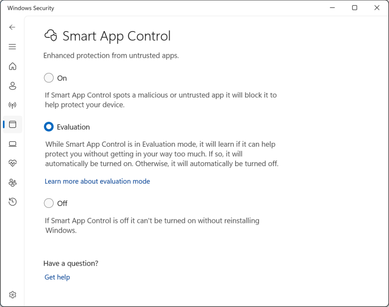 Smart App Control