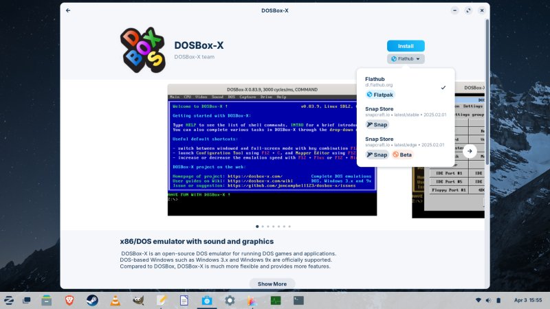 DOSBox-X example