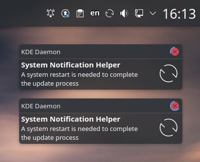 Notification helper