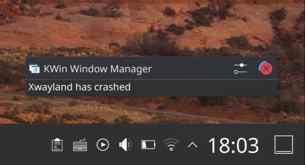 XWayland crash