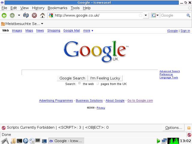 Iceweasel + Noscript