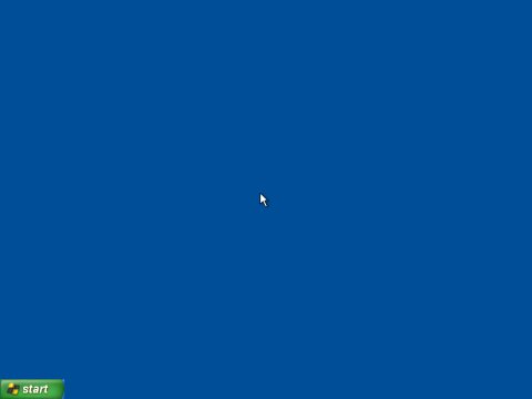 Empty desktop