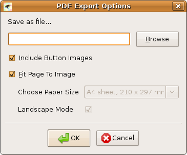PDF export
