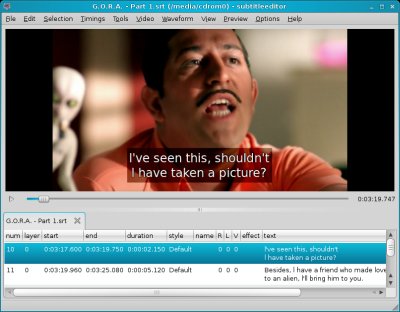 Subtitle Editor another