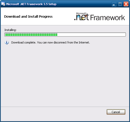 Installation in progress