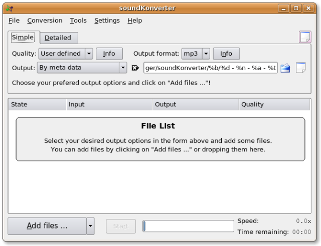 audio conversion audioKonverter