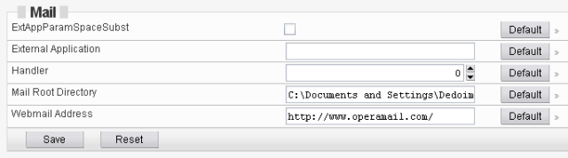 Opera about:config mail