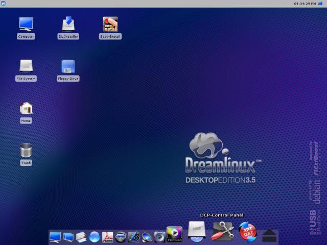 Dreamlinux Control Panel