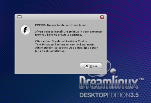 Dreamlinux install 1