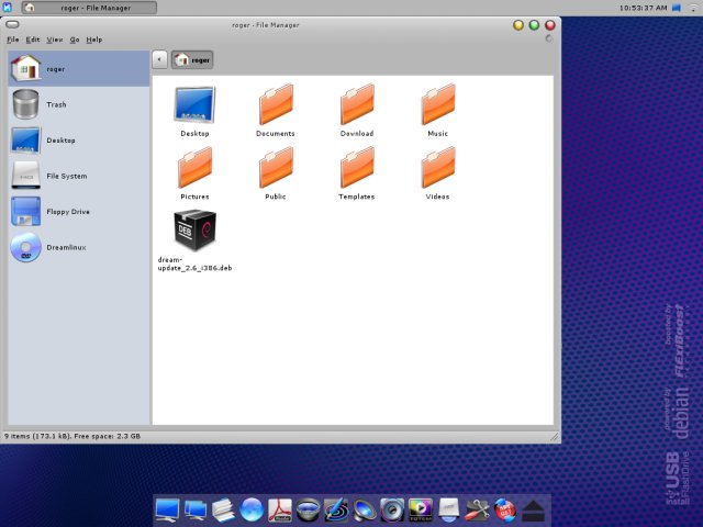 Dreamlinux folders orange