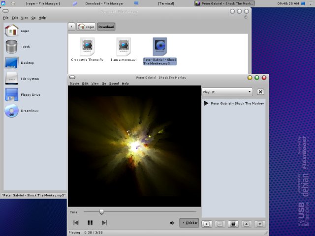 Dreamlinux MP3 works