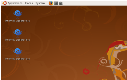 ies4linux desktop (Heron)