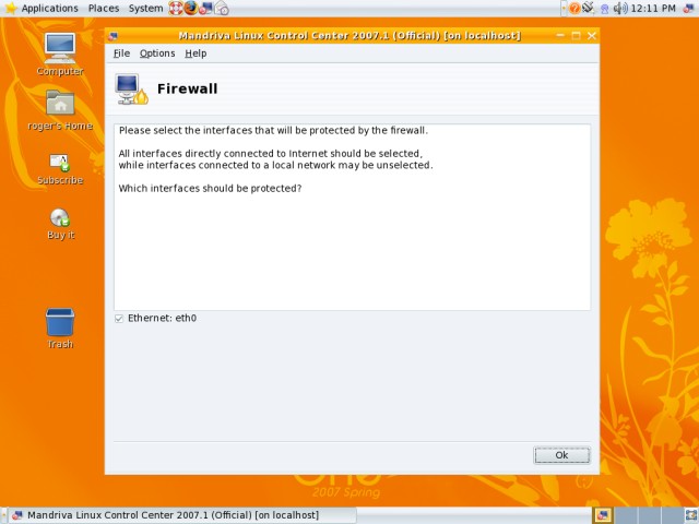 Mandriva firewall 3