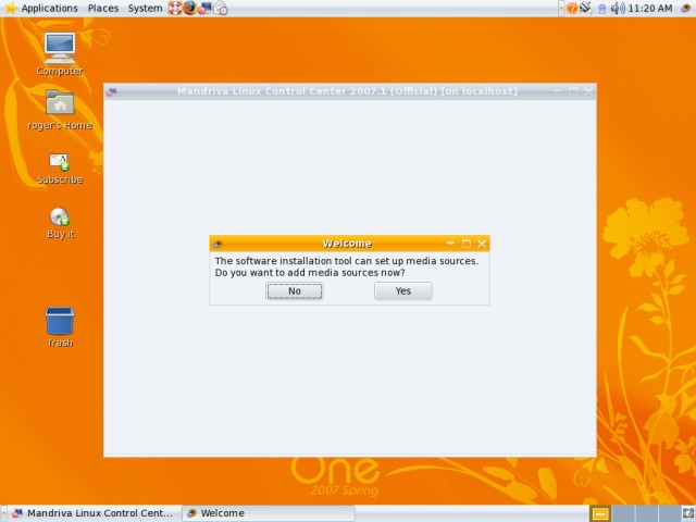 Mandriva update 2