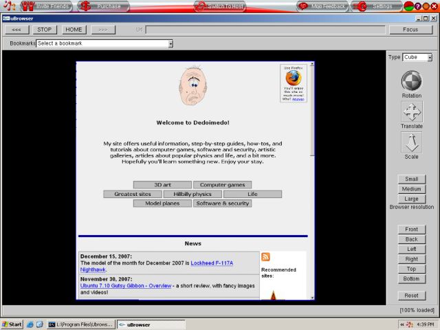 MojoPac uBrowser 1