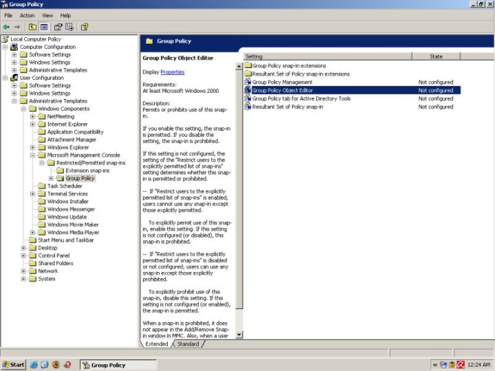 Policies restrict access 2