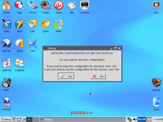 Puppy network wizard 4