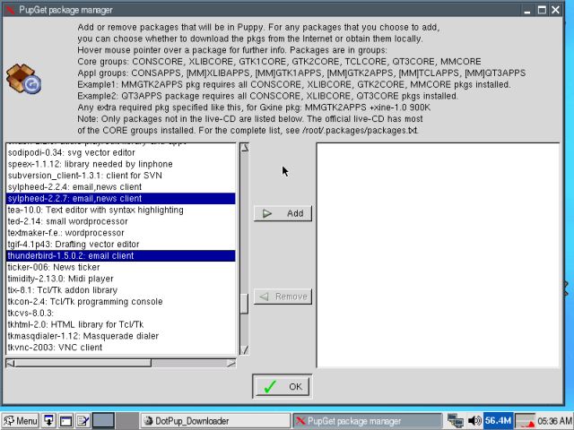 Puppy PupGet package manager