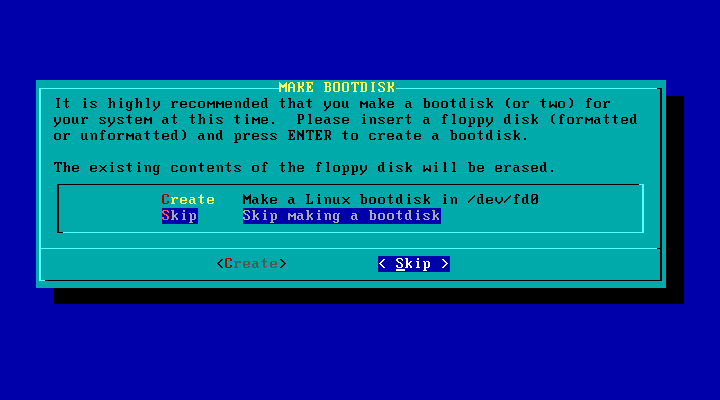 Slackware bootdisk