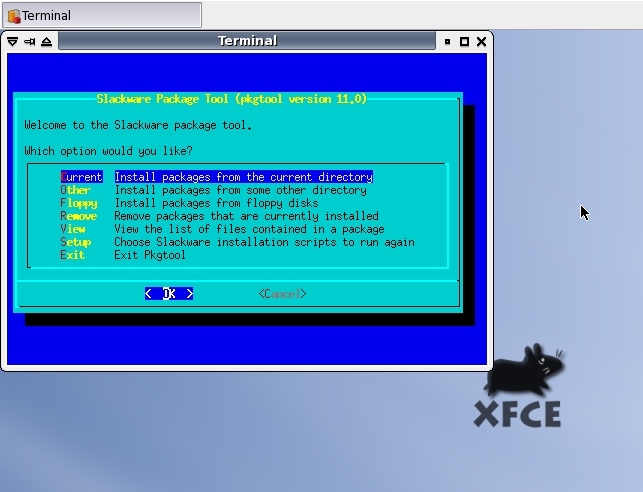 Slackware pkgtool